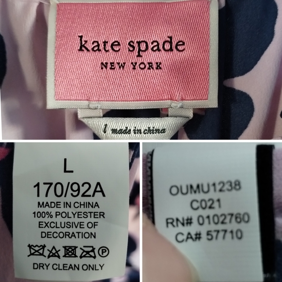 Kate Spade Mainline Grand Flora Smocked Waist Midi Dress – Women’s L - Picture 3 of 9